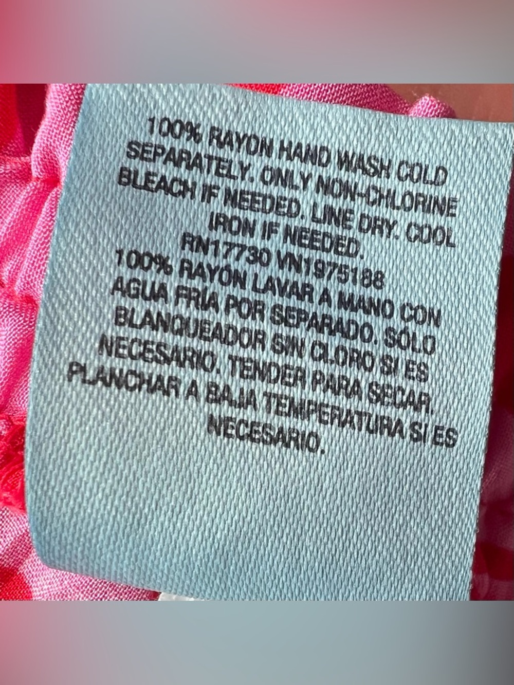 Red & Pink Floral Pants - Picture 7 of 7